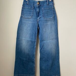 Anthropologie Maeve Colette Cropped Denim